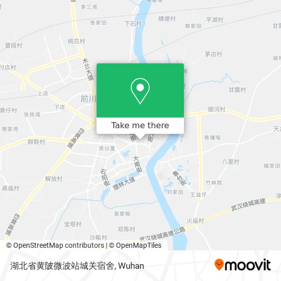 湖北省黄陂微波站城关宿舍 map