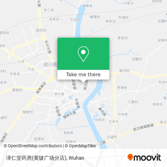 泽仁堂药房(黄陂广场分店) map