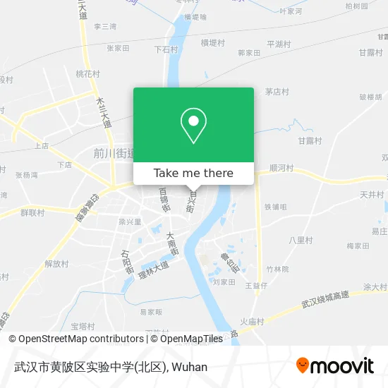 武汉市黄陂区实验中学(北区) map