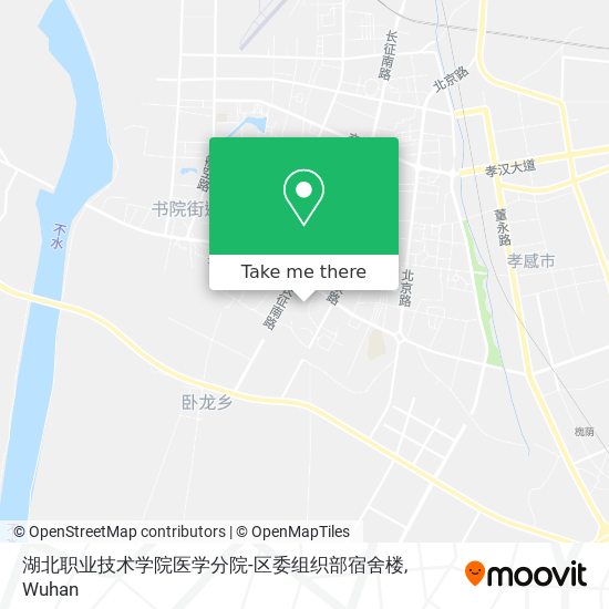 湖北职业技术学院医学分院-区委组织部宿舍楼 map