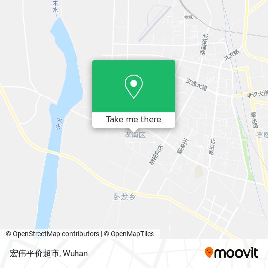宏伟平价超市 map