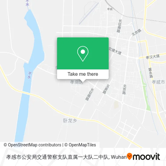 孝感市公安局交通警察支队直属一大队二中队 map