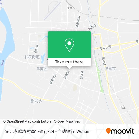 湖北孝感农村商业银行-24H自助银行 map