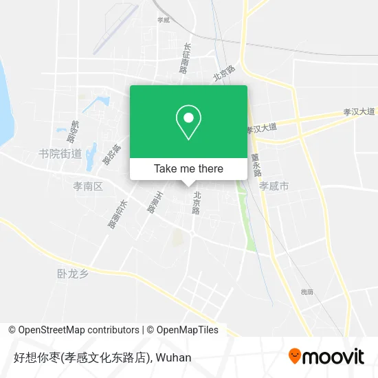 好想你枣(孝感文化东路店) map