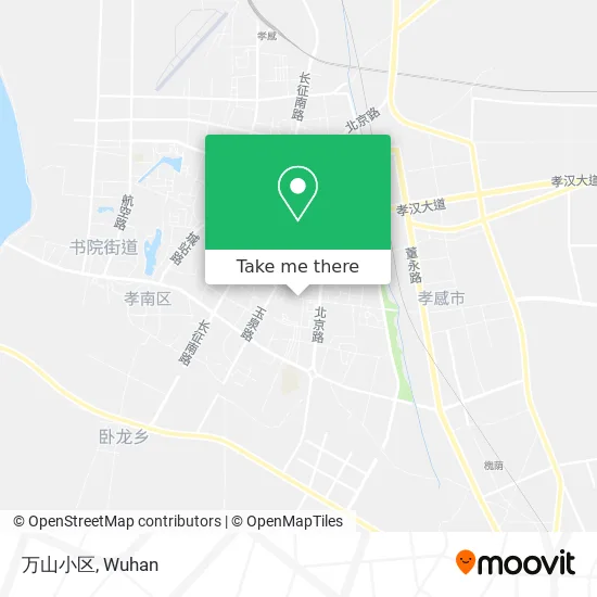 万山小区 map