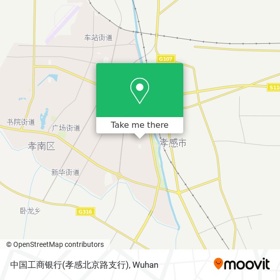 中国工商银行(孝感北京路支行) map
