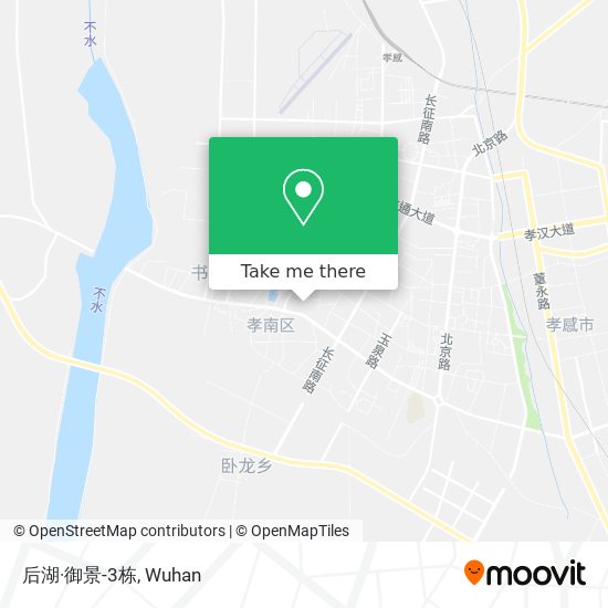 后湖·御景-3栋 map