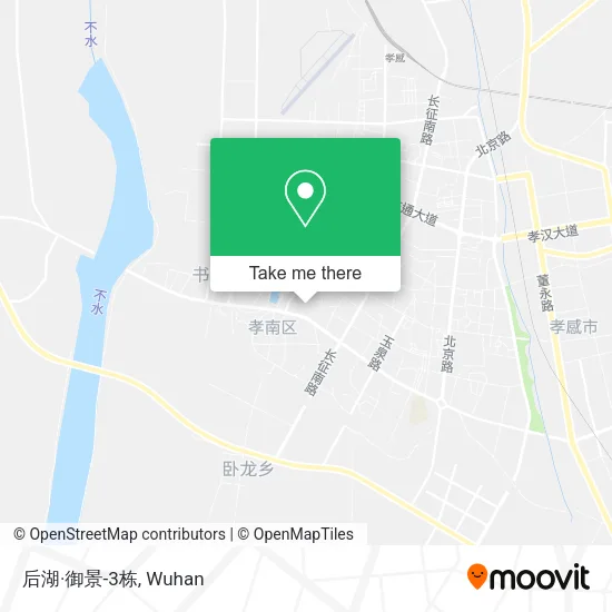 后湖·御景-3栋 map