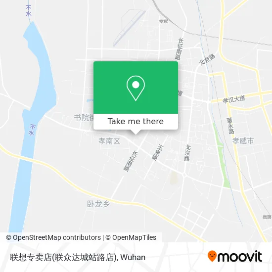 联想专卖店(联众达城站路店) map