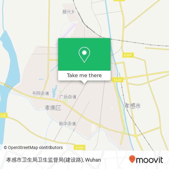 孝感市卫生局卫生监督局(建设路) map