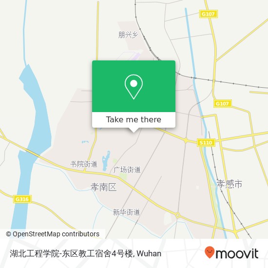 湖北工程学院-东区教工宿舍4号楼 map