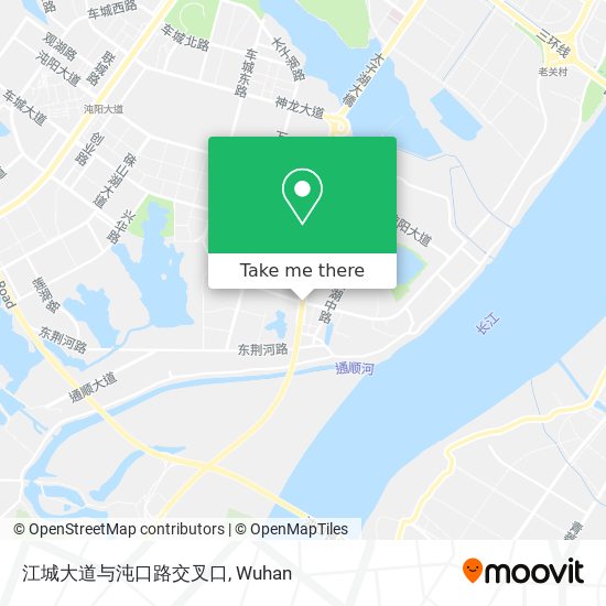 江城大道与沌口路交叉口 map