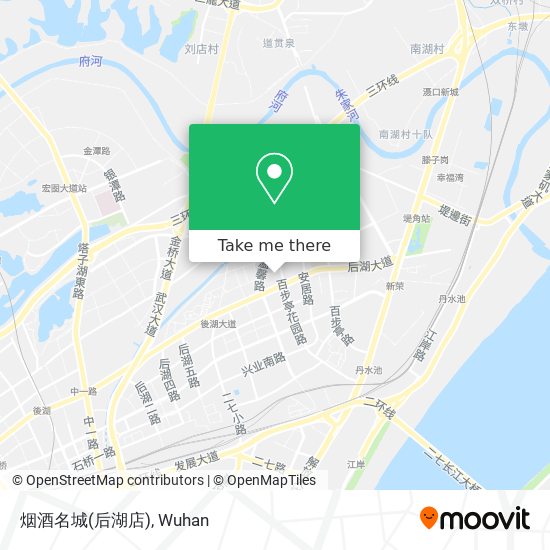 烟酒名城(后湖店) map
