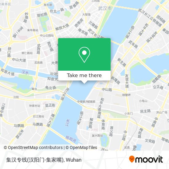 集汉专线(汉阳门-集家嘴) map