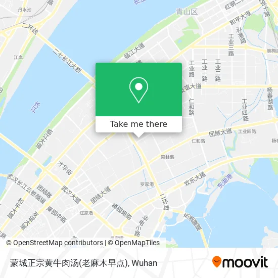 蒙城正宗黄牛肉汤(老麻木早点) map