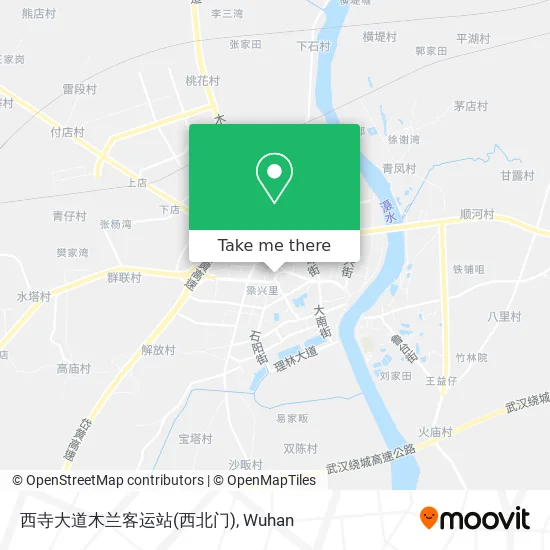西寺大道木兰客运站(西北门) map