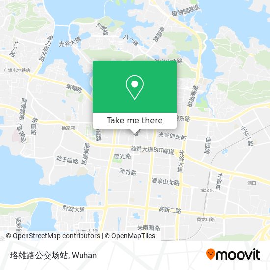 珞雄路公交场站 map