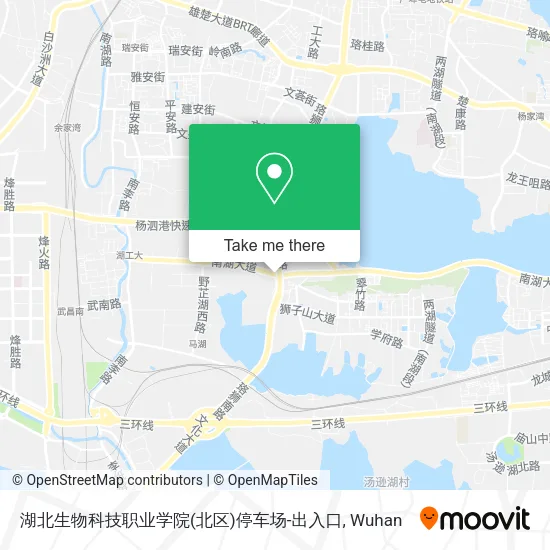 湖北生物科技职业学院(北区)停车场-出入口 map