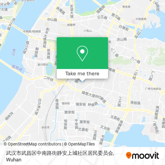 武汉市武昌区中南路街静安上城社区居民委员会 map