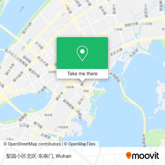 梨园小区北区-东南门 map