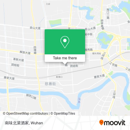 How To Get To 南味北菜酒家in 东西湖区by Bus Or Metro