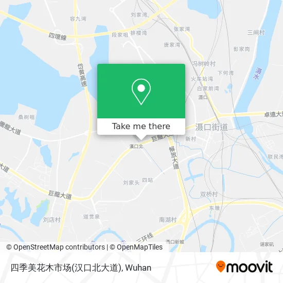 四季美花木市场(汉口北大道) map