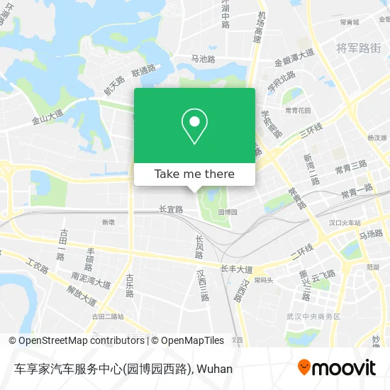 车享家汽车服务中心(园博园西路) map