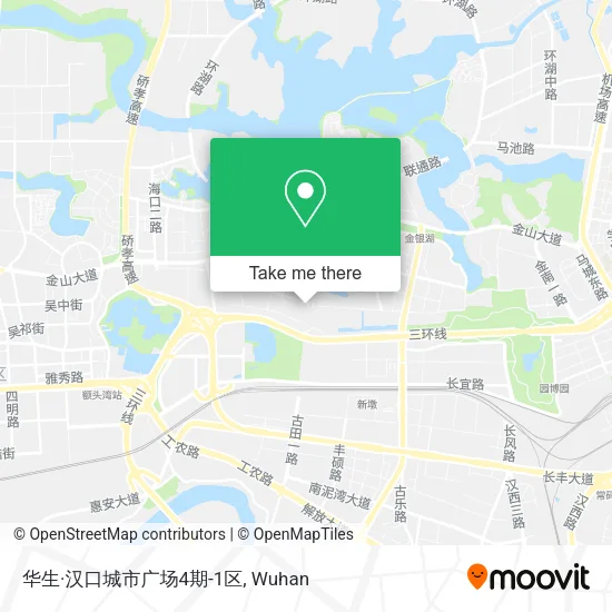 华生·汉口城市广场4期-1区 map