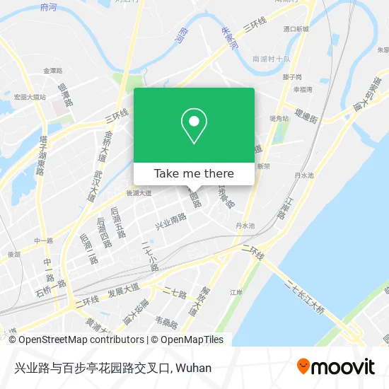 兴业路与百步亭花园路交叉口 map