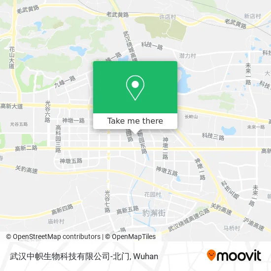 武汉中帜生物科技有限公司-北门 map