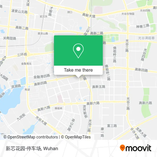 新芯花园-停车场 map