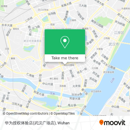 华为授权体验店(武汉广场店) map