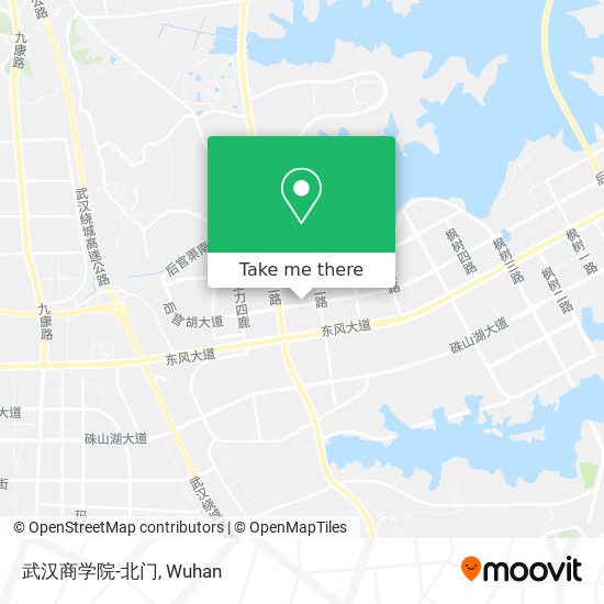 武汉商学院-北门 map