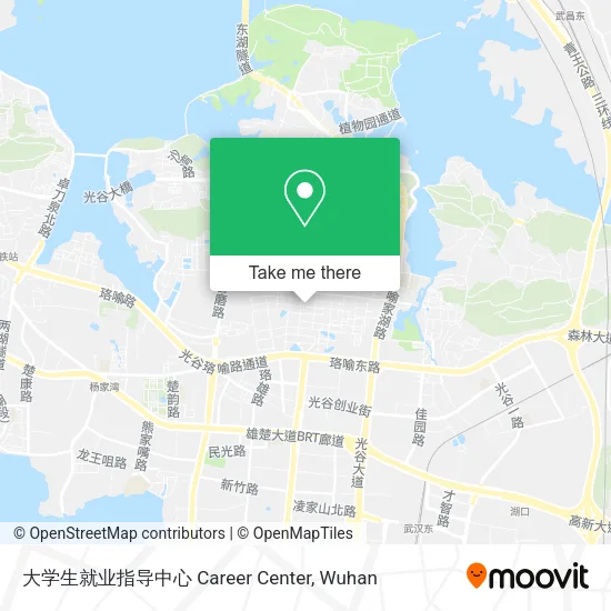 大学生就业指导中心  Career Center map