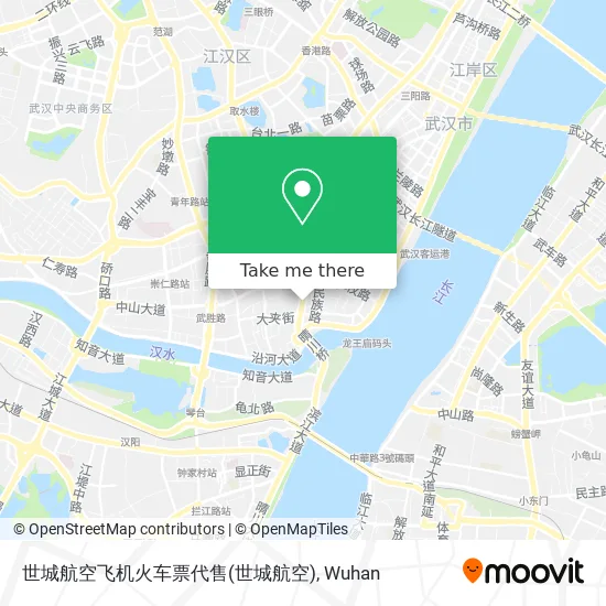 世城航空飞机火车票代售 map