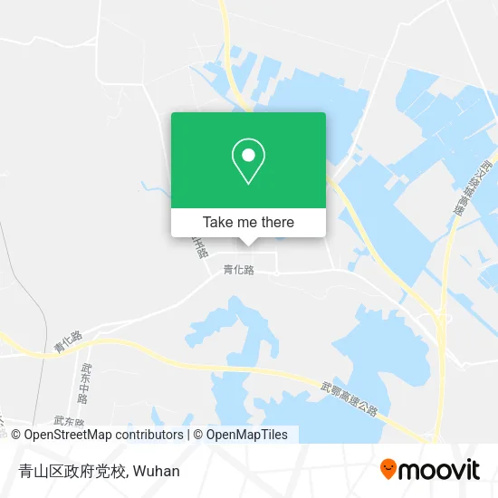 青山区政府党校 map