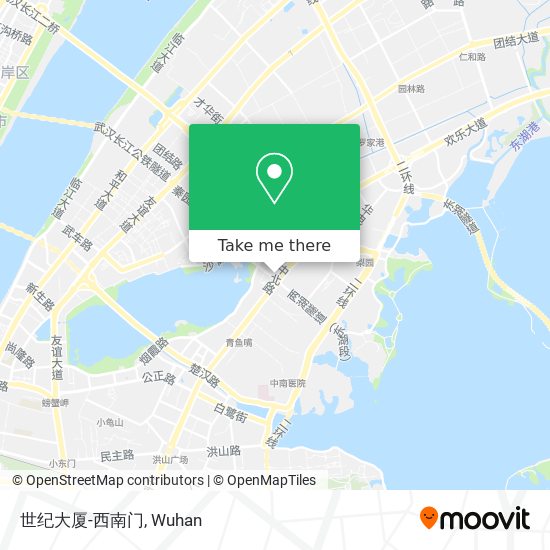 世纪大厦-西南门 map