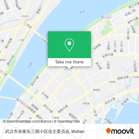 武汉市余家头三期小区业主委员会 map