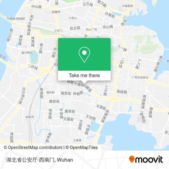 湖北省公安厅-西南门 map
