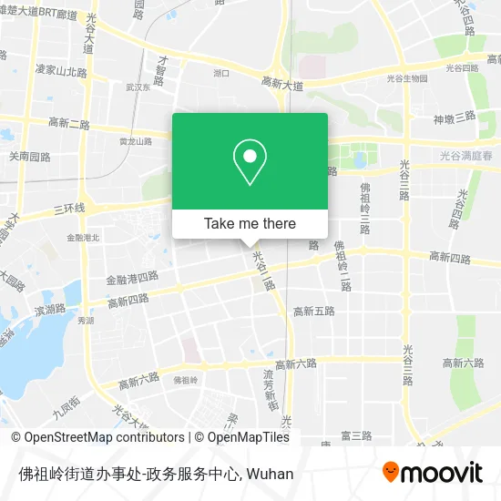 佛祖岭街道办事处-政务服务中心 map