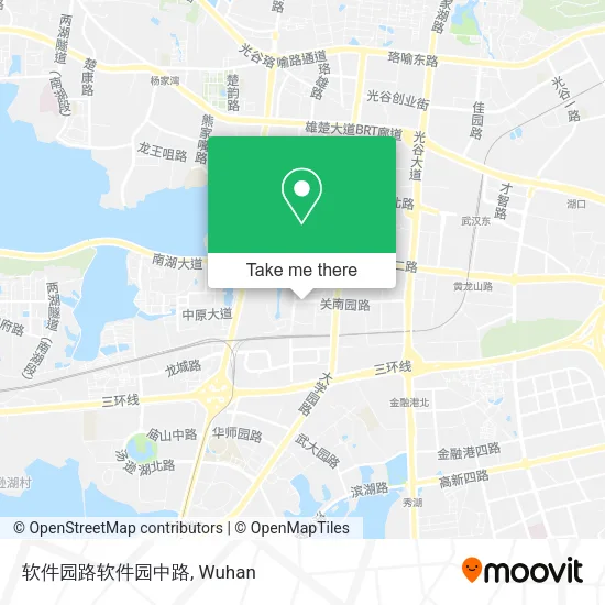 软件园路软件园中路 map