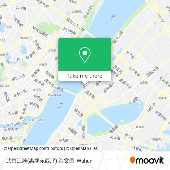 武昌江滩(惠馨苑西北)-海棠园 map