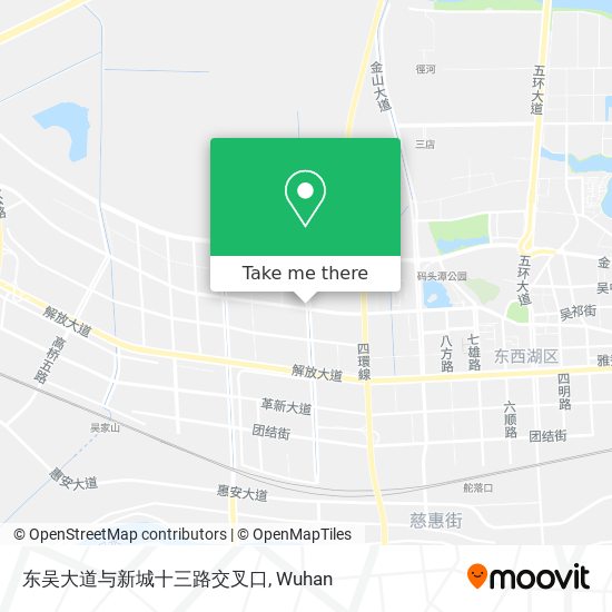 东吴大道与新城十三路交叉口 map