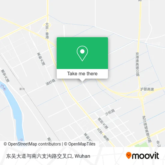 东吴大道与南六支沟路交叉口 map