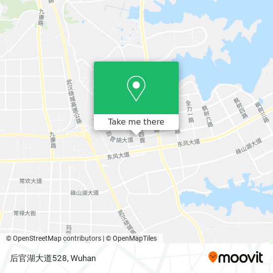 后官湖大道528 map