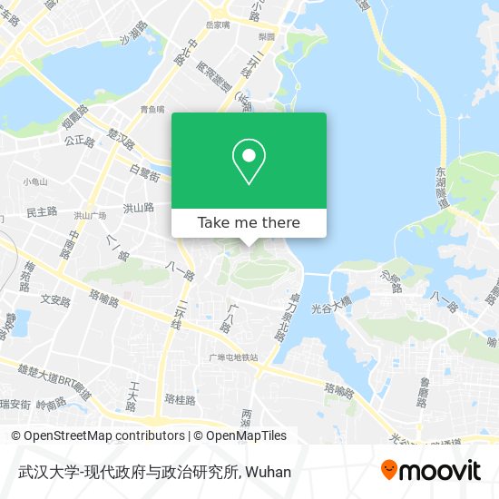 武汉大学-现代政府与政治研究所 map