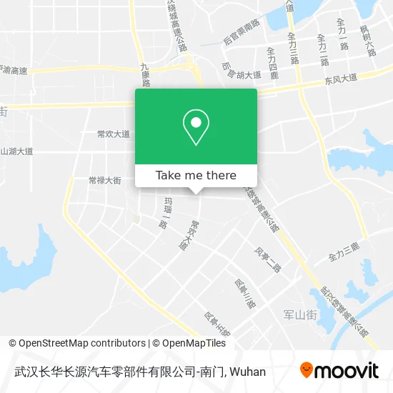武汉长华长源汽车零部件有限公司-南门 map