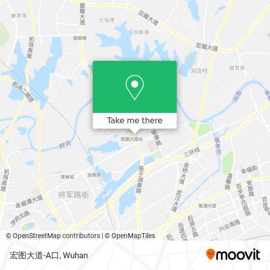 宏图大道-A口 map