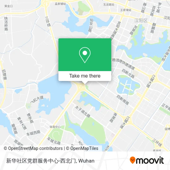 新华社区党群服务中心-西北门 map