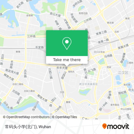 常码头小学(北门) map